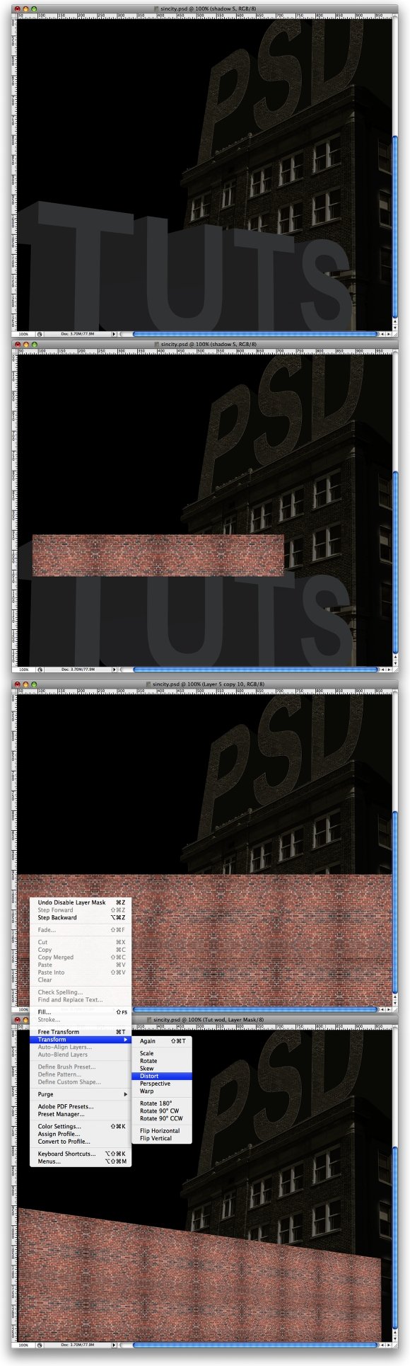 آموزش طراحی پوستر به سبک sincity در فتوشاپ