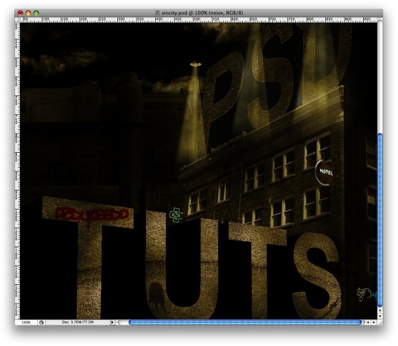 آموزش طراحی پوستر به سبک sincity در فتوشاپ