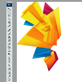 آموزش طراحی پوستر آبستره در فتوشاپ