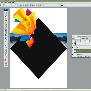 آموزش طراحی پوستر آبستره در فتوشاپ
