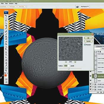 آموزش طراحی پوستر آبستره در فتوشاپ